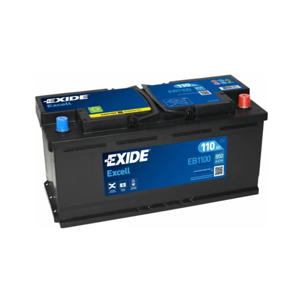 BATTERIA EXIDE MOD. EB1100 Technology Flooded 12 V 110.0 Ah CCA 850 A