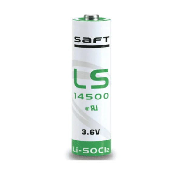 Batteria SAFT litio al cloruro di tionile NON ricaricabile da 3.6 Volt, capacità 2.6 Ampere, formato AA (stilo)