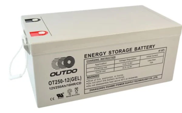Batteria OUTDO mod. OT250-12 GEL Deep-Cycle