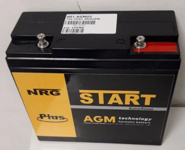 Batteria al piombo 12V 22Ah AGM